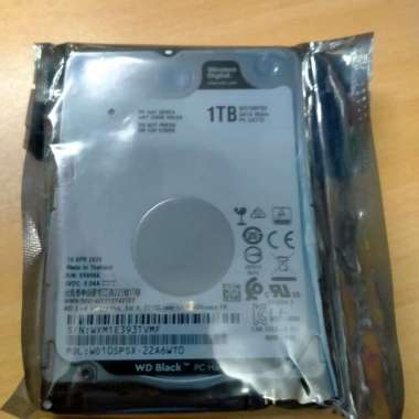 Baru Wd Black 2.5 Inch 1Tb 7200Rpm Sata Harddisk Notebook Diskon