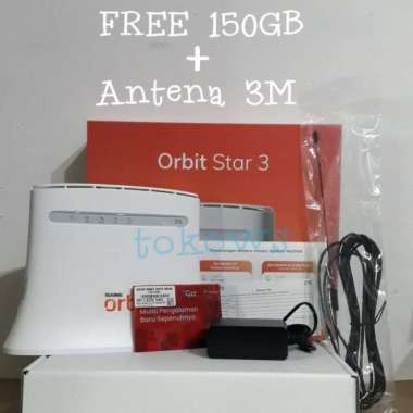Terbaik Modem Wifi Telkomsel Orbit Star 3 Zte Mf283U Free 150Gb + Antena 3M Baru Modem + 3M