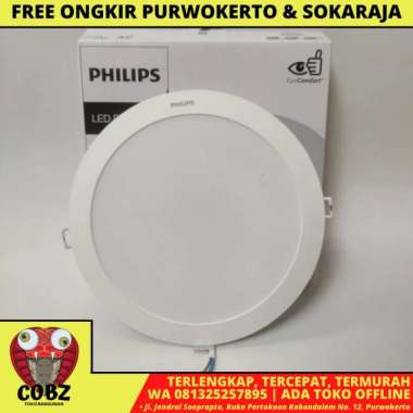 22 WATT / PHILIPS LED Downlight Lampu Tanam Plafon Moto Putih