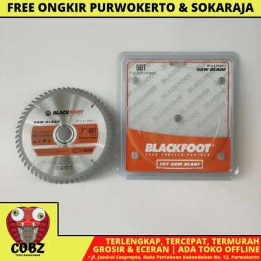 7 INCH X 40 T / BLACK FOOT WHEEL CUTTING RESIBON POTONG KAYU SAW BLADE