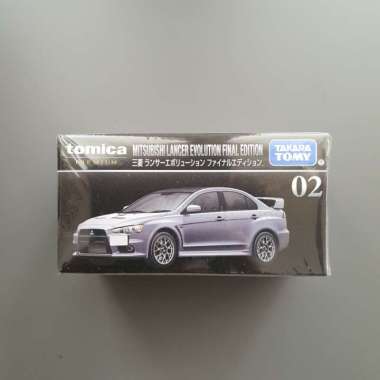 Tomica Premium 02 Mitsubishi Lancer Evolution Final Edition Evo Silver