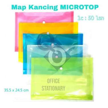 map kancing microtop 208 plastik Kuning