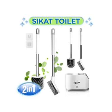 Goto Taza Sikat Wc Toilet Pembersih Lantai Dinding Kamar Mandi 2In1