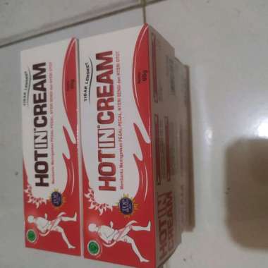 Hot in krim tube 60gram putih merah