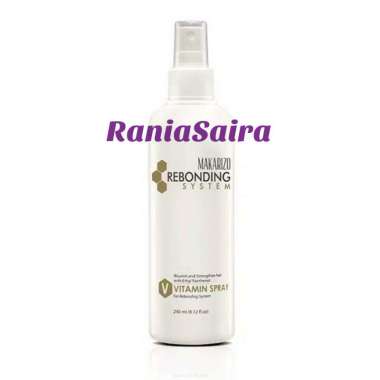 MAKARIZO Professional Rebonding System Vitamin Spray 240ml Rambut Proses Sebelum Smoothing / Bonding
