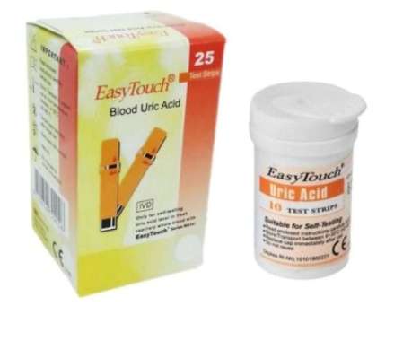 Strip Easy Touch Gula Darah, Kolesterol, Asam Urat. Stick Easy Touch Asam Urat UA