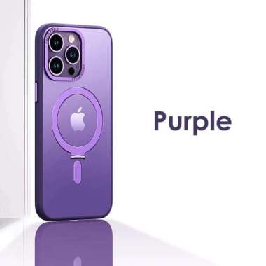 CASING IPHONE 12 PRO CASE RETRACKBLE RING CASE IPHONE 12 SERIES Iphone 12 Purple
