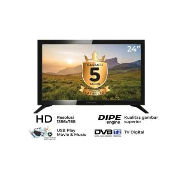 LED TV POLYTRON 24 Inch Digital 24V1853