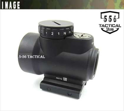 Tactical Red Dot Scope Holosight Trijicon MRO 2.0 Style - Semua Ukuran hitam