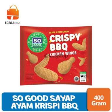 So Good Crispy BBQ Chicken Wings / Sayap Ayam Krispi BBQ 400 gr