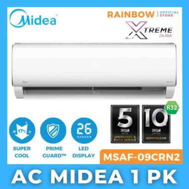 AC MIDEA 1 PK LOW WATT - MSAF09CRN Pasang 5 Mtr