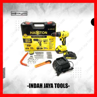 HASSTON 3075-025 Cordless Impact Drill 21V BRUSHLESS Mesin Bor Baterai