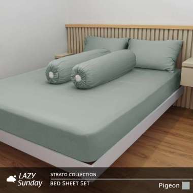 Sprei Set - Natural Bamboo - Strato Collection - LAZY Sunday TWIN / 120x200x30 Pigeon