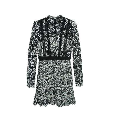 Self-Portrait Antoinette Floral Guipure-lace Dress