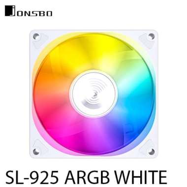 JONSBO SL-925 WHITE ARGB FAN CASE 9CM CASING 3PIN 5V