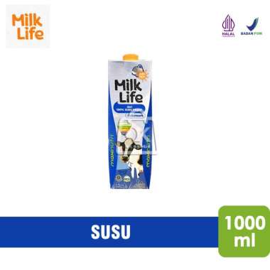 Susu UHT Milk Life / Susu Full Cream (1000 ml)
