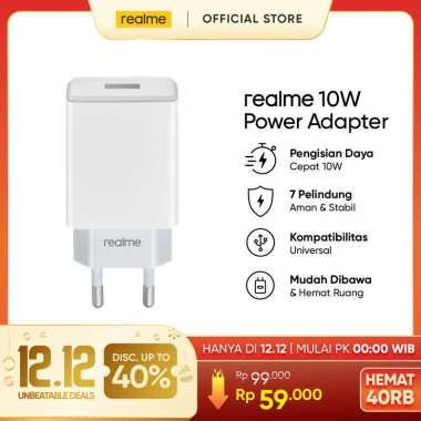 Realme 10W Power Adapter Garansi Resmi 100% Original