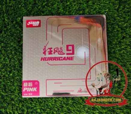DHS Hurricane 9 - Karet Bet Bat Pingpong H38 / 2.20mm Pink