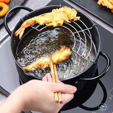 Wajan Peniris Minyak Wajan Penggorengan 20 cm Wajan Masakan 20cm Panci Grosir