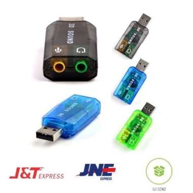 USB Audio Sound Card 3D 5.1 Soundcard External Mic Microphone Speaker