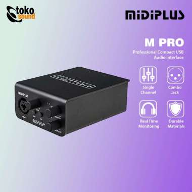 MIDIPLUS STUDIO M PRO - Professional USB Audio Interface 24bit 192khz