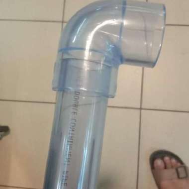Pipa pvc bening / Pipa PVC Transparan / pipa pvc clear 1" (inch)