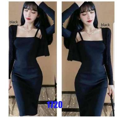 1720 Midi Dress/Dress Pesta/Baju Sexy/Dress Sexy/Dress Rajut/Korea
