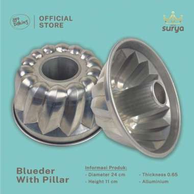 Loyang Bolu / Loyang Marmer Cake/ Loyang Sultan (kw)/Merk Surya 20504188=22Tugu