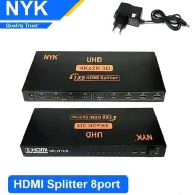 NYK HDMI Splitter 8port / 8 Port HDMI Splitter Nyk