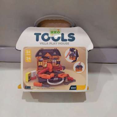 mainan villa play house mainan edukasi peran mainan dresser,kitchen,tools,burger tools