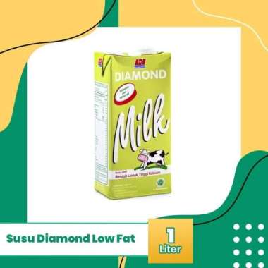 Susu UHT Low Fat Diamond 1 Liter