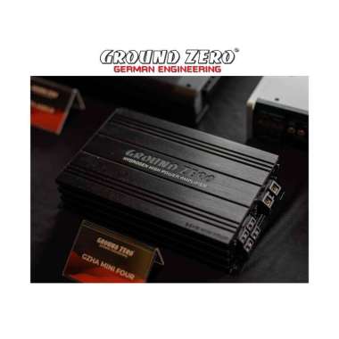 Ground Zero GZHA Mini FourPower Amplifier Mobil 4-Channel Digital Mono Stereo