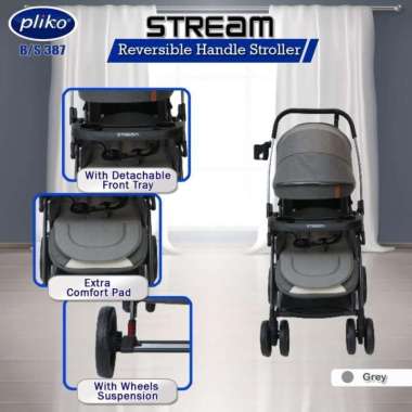 Stroller Baby Pliko Stream Hitam