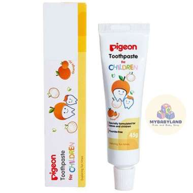 Pigeon Toothpaste / Pasta Gigi Anak / Odol Bayi Dan Anak - 45gr PG Odol Orange