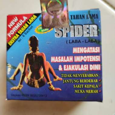 spider kapsul kuat urat manis madu black Multivariasi