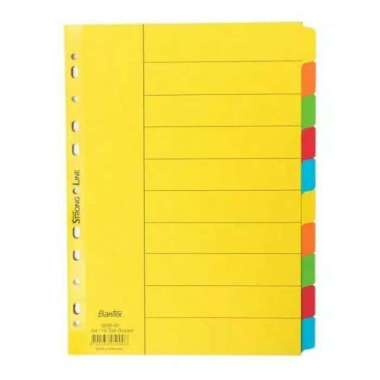 Divider bantex 6050 / 10 warna A4