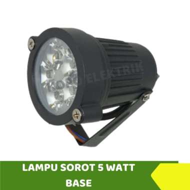 Lampu Taman / Lampu Sorot LED 5 Watt Base Kuning