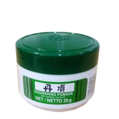 Tancho pomade mini jadul ORIGINAL MANDOM minyak rambut kecil 20 gr hijau - pomade warna