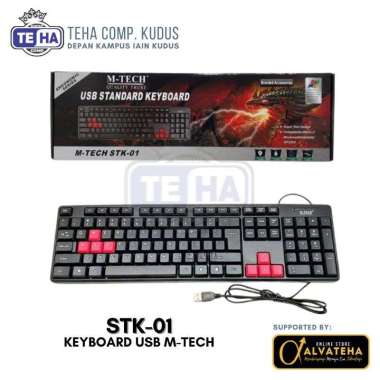 Keyboard USB Komputer PC Laptop Keyboard USB Murah Bergaransi MTECH