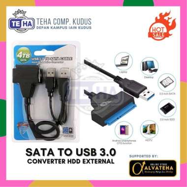 Kabel USB 2.0 3.0 to SATA 2.5 HDD Adapter USB to SATA Murah Bergaransi USB 3.0