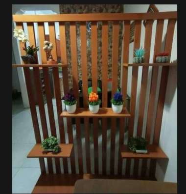 PENYEKAT RUANGAN MINIMALIS MODERN MURAH KAYU
