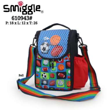 Tas Bekal Makanan Anak TK SD Lunch Bag Smiggle Lunchbox Tempat Makan BALL