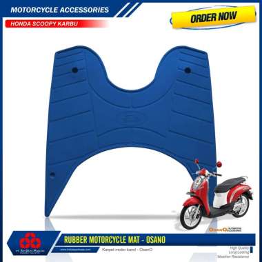Karpet Motor Honda Scoopy Karbu OsanO Biru