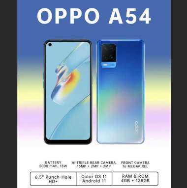 OPPO A54 4/128 Garansi Resmi Black
