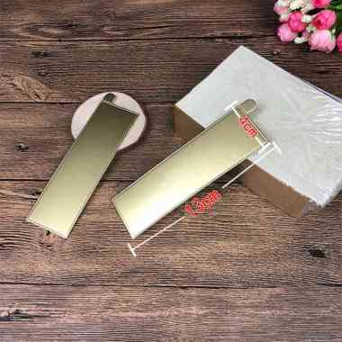 aiGooTan - ALAS CAKE GOLD PANJANG - Tatakan Kue Mini Slice Cake Board Cakeboard Papan Emas Murah Med