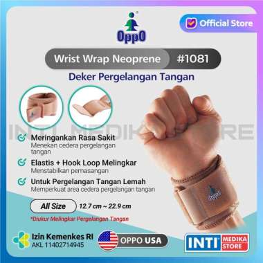 OPPO - Wrist Wrap 1081 | Deker Pergelangan Tangan | Dekker