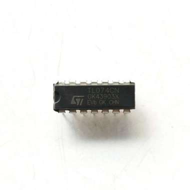 TL074 TL074CN TL 074 074CN CN IC Hitam