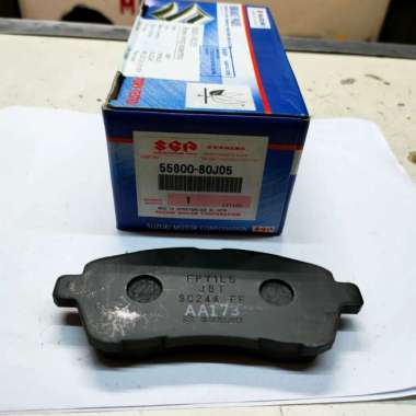 kampas rem brake pad belakang mobil suzuki sx4 x over asli sgp TERBAIK Multicolor