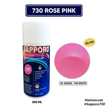 Sapporo Spray 730 Rose Pink / Cat Semprot Terbaik / Cat Spray / Cat Aerosol
