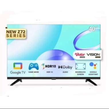 Google TV Coocaa 40Z72 Smart TV Flicker Free Coocaa 40 Inch Gudang